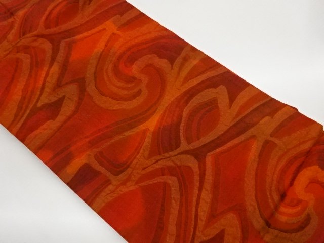 JAPANESE KIMONO / NAGOYA OBI / MATELASS / GEOMETRIC PATTERN 